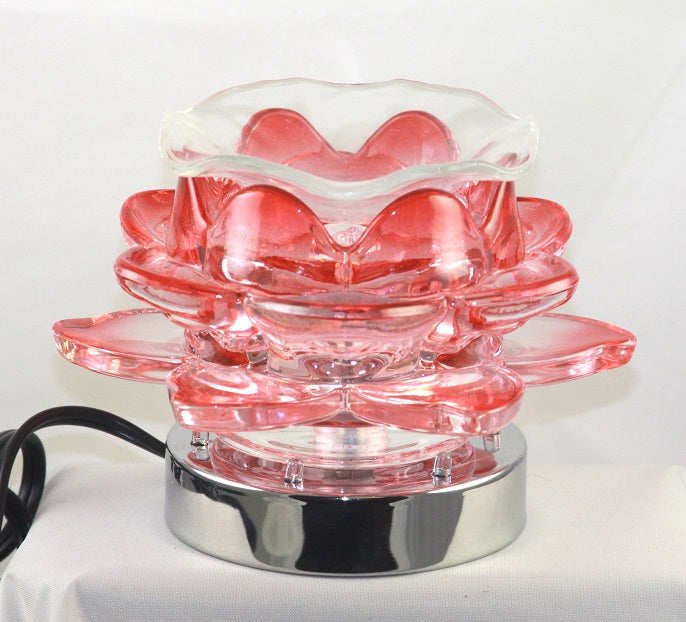 Red Flower Electric Oil Burner/Night light