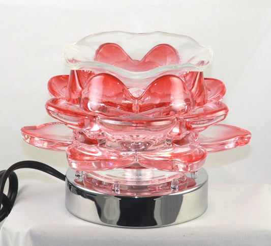 Red Flower Electric Oil Burner/Night light