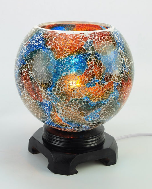 Blue And Orange Globe Oil Burner