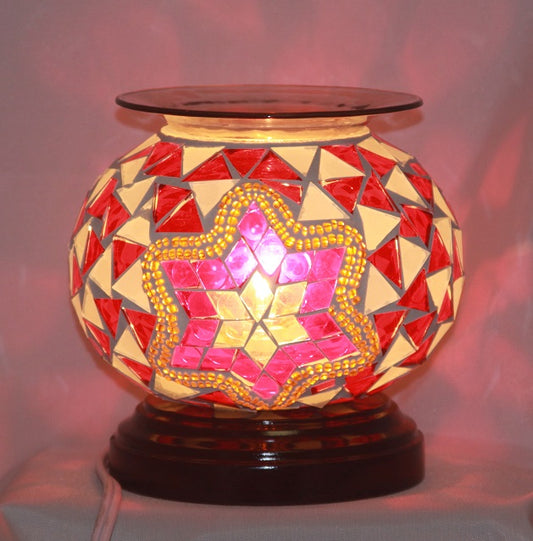 Red Pink Mosaic