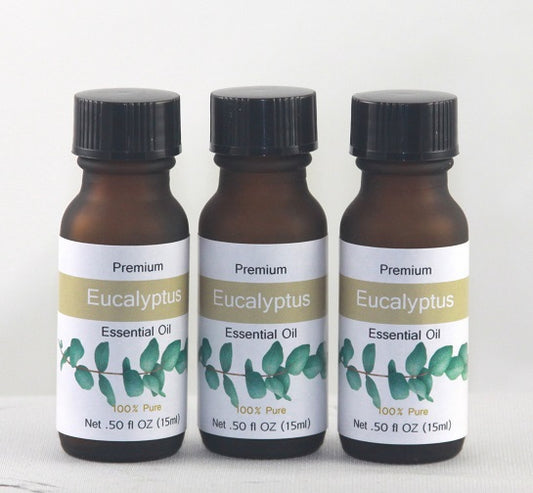 Eucalyptus Essential Oil Pure and Natural Therapeutic Grade (1/2 oz)