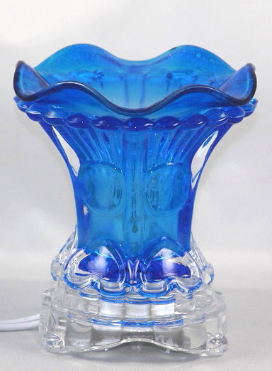 Blue Electric Crystal Glass Burner